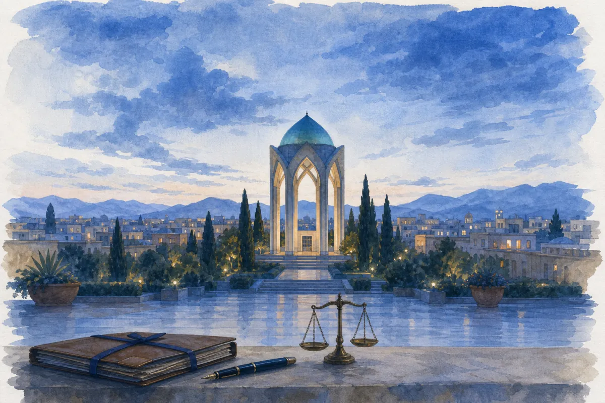 تصویرسازی راهنمای انتخاب وکیل و مشاورهٔ حقوقی در نیشابور