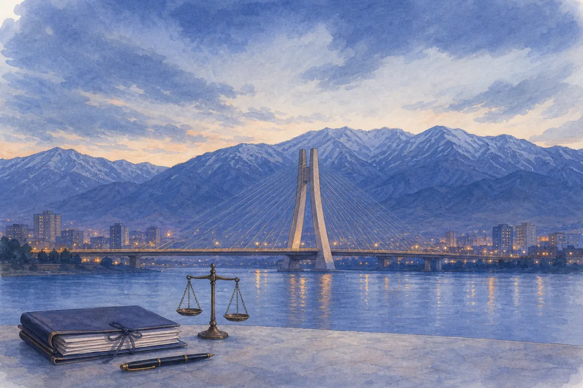 تصویرسازی راهنمای انتخاب وکیل و مشاورهٔ حقوقی در کرج