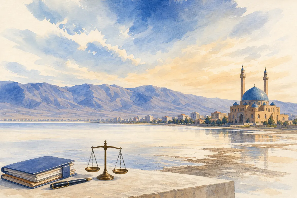 تصویرسازی راهنمای انتخاب وکیل و مشاورهٔ حقوقی در ارومیه