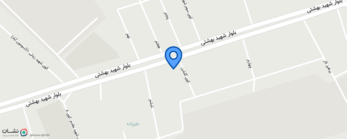 موقعیت مکانی دفتر بهزاد هاتف نیا در ارومیه