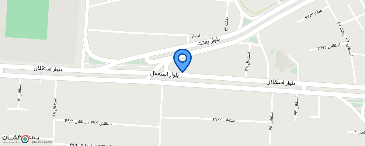 موقعیت مکانی دفتر مریم شعبانی در شیراز