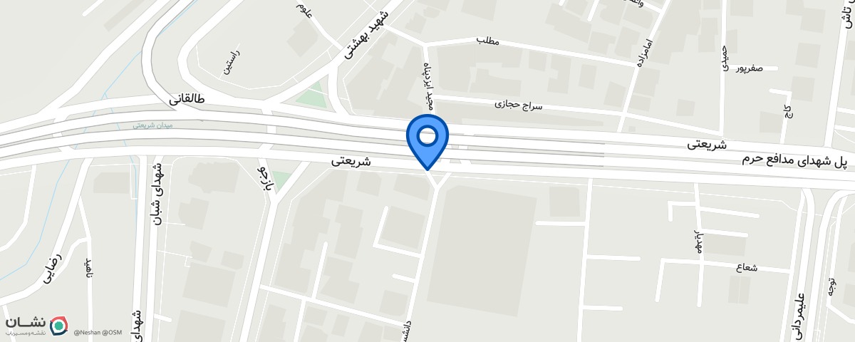 موقعیت مکانی دفتر سعید عباسی پور در اراک